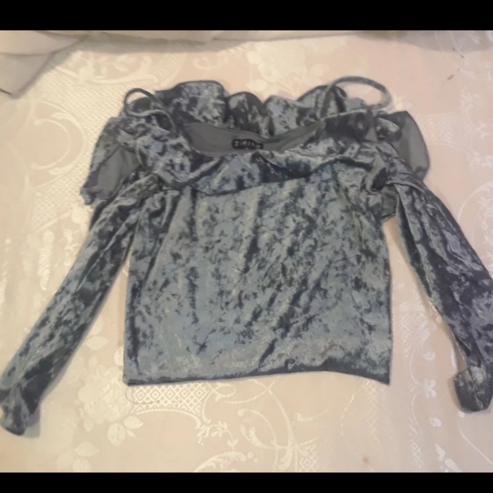 Metallic Crop Top